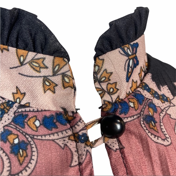 Lady Carol Petites Vintage Blouse Butterfly Pattern size SP - Picture 3 of 16